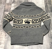 Load image into Gallery viewer, TNA grey/cream knit zip up sweater - Hers size M
