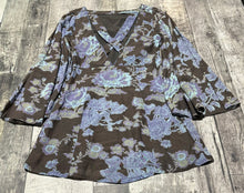 Load image into Gallery viewer, Free People dark grey/blue floral dress - Hers size 6
