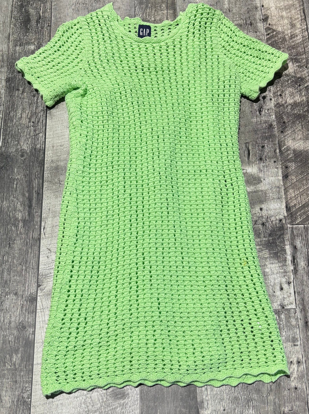 GAP green crochet dress - Hers size S