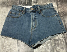 Load image into Gallery viewer, BDG blue high rise jean shorts - Hers size 25
