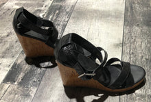 Load image into Gallery viewer, Cole Haan black sandal wedge - Hers size 7
