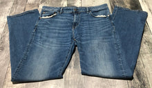 Load image into Gallery viewer, American Eagle blue original bootcut jeans - His size 36x34
