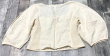 Load image into Gallery viewer, Banana Republic cream  55% linen blouse - Hers size 4
