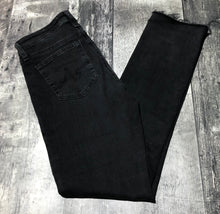 Load image into Gallery viewer, AG black high rise slim straight jeans - Hers size 27
