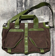 Load image into Gallery viewer, Matt &amp; Nat brown/green medium size purse
