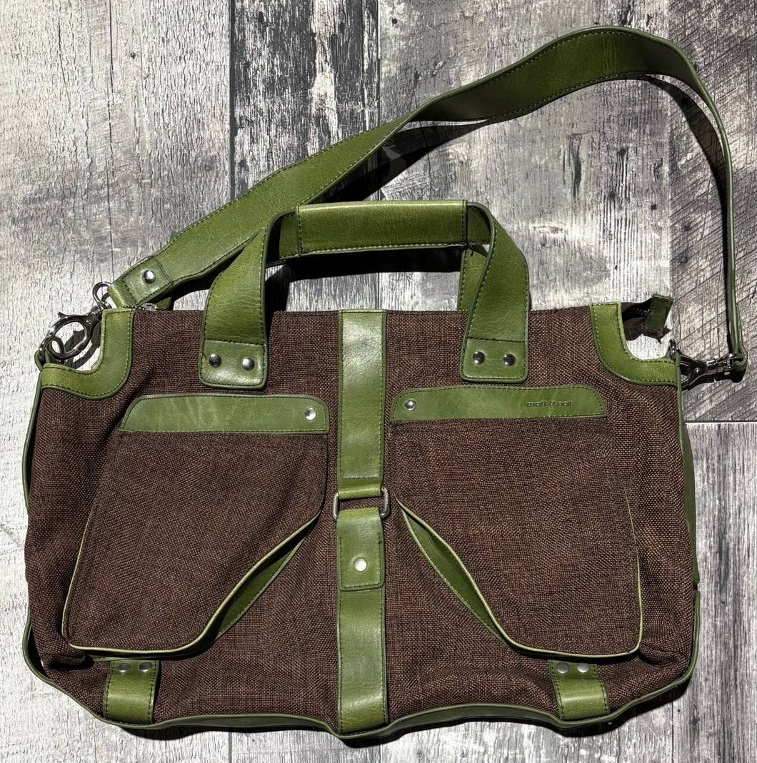 Matt & Nat brown/green medium size purse