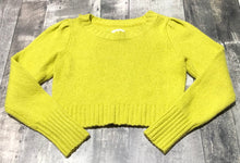 Load image into Gallery viewer, Maeve neon green cropped knit sweater - Hers size XS
