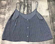 Load image into Gallery viewer, Kit + Ace navy/white crop tank top - Hers size M
