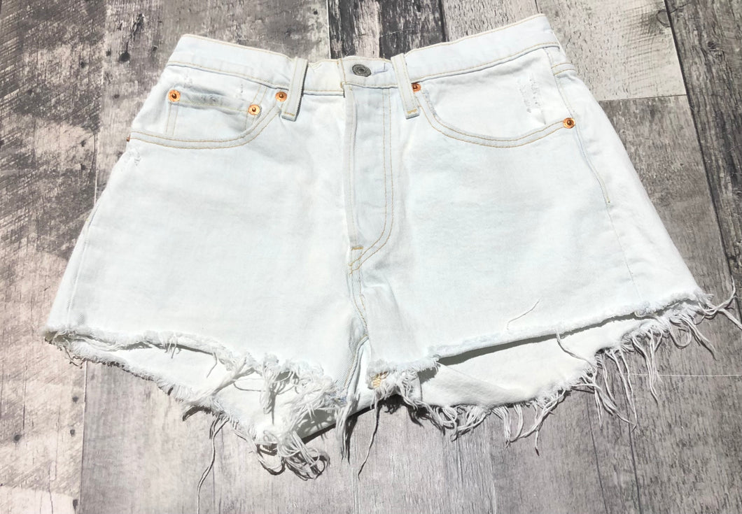 Levi’s light blue high rise denim shorts - Hers size 26
