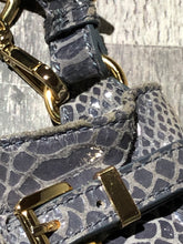 Load image into Gallery viewer, Michael Kors grey blue purse
