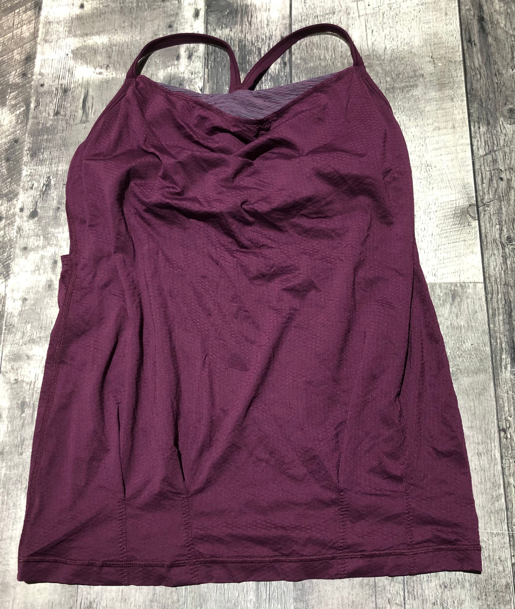 lululemon dark purple tank top - Hers size approx M