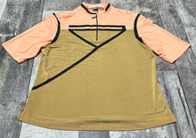 Load image into Gallery viewer, Jamie Sadock light brown/light orange tshirt - Hers size L
