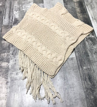 Load image into Gallery viewer, Tna cream knit poncho - Hers approx size S/M
