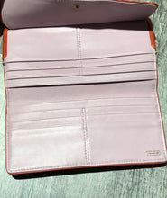 Load image into Gallery viewer, Coach pink/orange wallet
