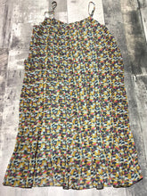 Load image into Gallery viewer, Fossil green/pink maxi dress - Hers size S
