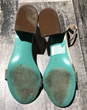 Load image into Gallery viewer, Betsey Johnson silver rhinestone kitten heel - Hers size 10
