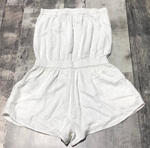 Load image into Gallery viewer, Sunday Best white strapless romper - Hers size S
