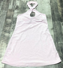Load image into Gallery viewer, Fabletics light pink terry cloth mini halter dress - Hers size M
