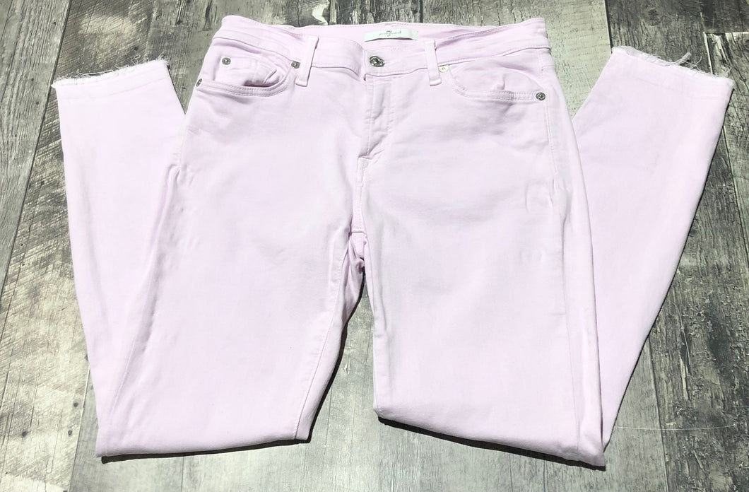 7 for all Mankind lavender mid rise skinny jeans - Hers size 27