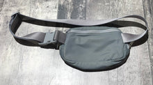 Load image into Gallery viewer, Lululemon grey crossbody bag
