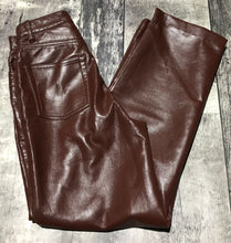 Load image into Gallery viewer, Wilfred brown high rise fake leather pants - Hers size 00
