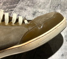 Load image into Gallery viewer, Jimmy Choo brown/cream sneaker - Hers size 37
