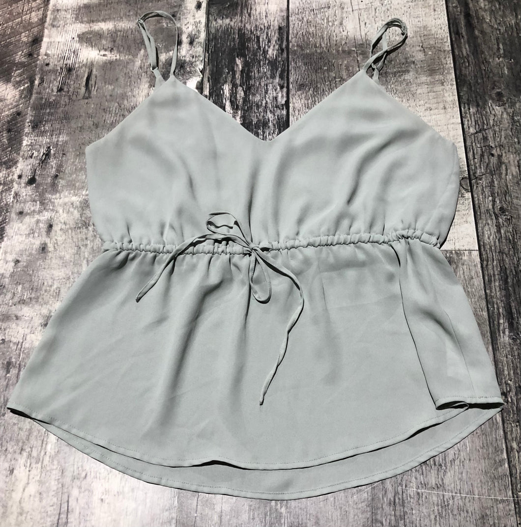 Babaton light blue grey tank top blouse - Hers size S