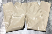 Load image into Gallery viewer, Gap beige high rise fake leather pants - Hers size 10 Tall
