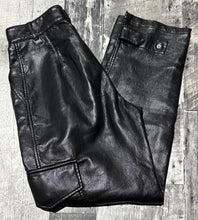 Load image into Gallery viewer, Wilfred black fake leather high rise pants - Hers size 2
