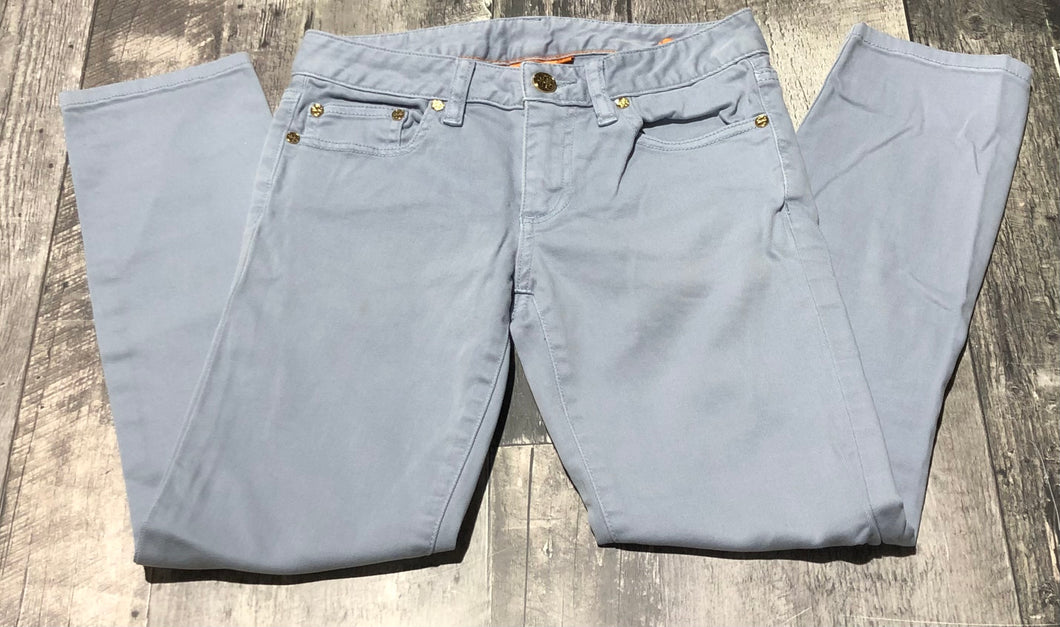 Tory Burch grey blue low rise cropped skinny jeans - Hers size 25