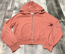 Load image into Gallery viewer, TNA orange crop zip up hoodie - Hers size L
