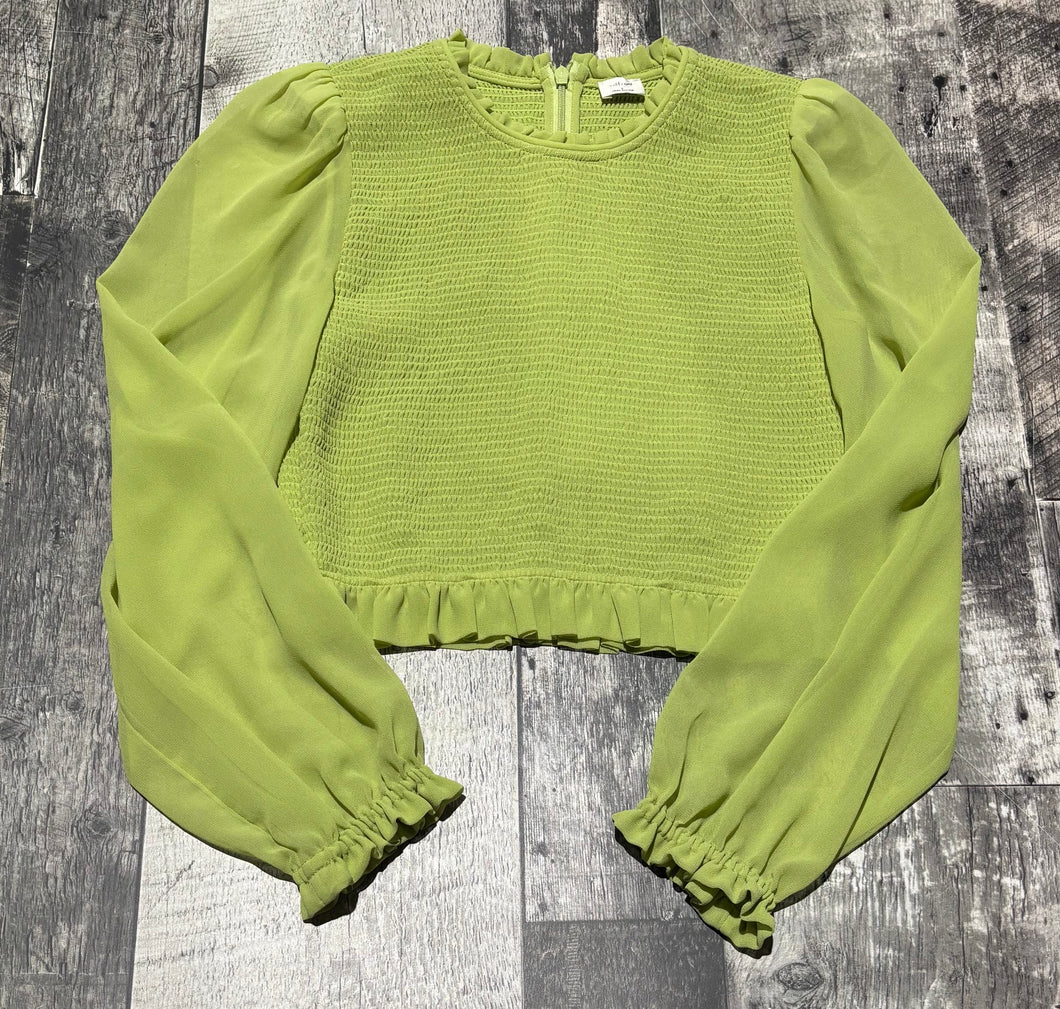 Wilfred green cropped blouse - Hers size S