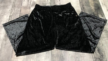 Load image into Gallery viewer, Fabletics black velvet wide leg pants - Hers size M
