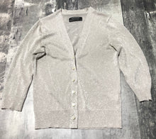 Load image into Gallery viewer, Club Monaco glitter beige cardigan - Hers size S
