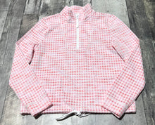 Load image into Gallery viewer, Talbots pink/white half zip sweater - Hers size S
