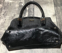 Load image into Gallery viewer, Kate Spade black/glitter blue large purse
