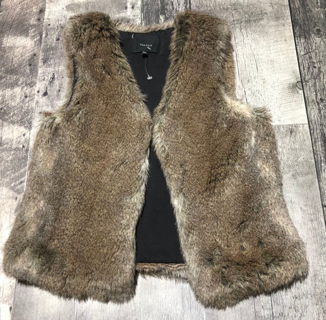Talula brown fake jacket - Hers size XXS