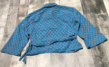 Load image into Gallery viewer, Ralph Lauren blue/red/green wrap blouse top - Hers size S
