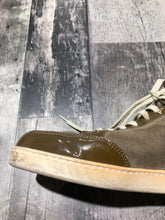 Load image into Gallery viewer, Jimmy Choo brown/cream sneaker - Hers size 37
