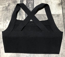 Load image into Gallery viewer, Babaton black cropped tank top - Hers size M
