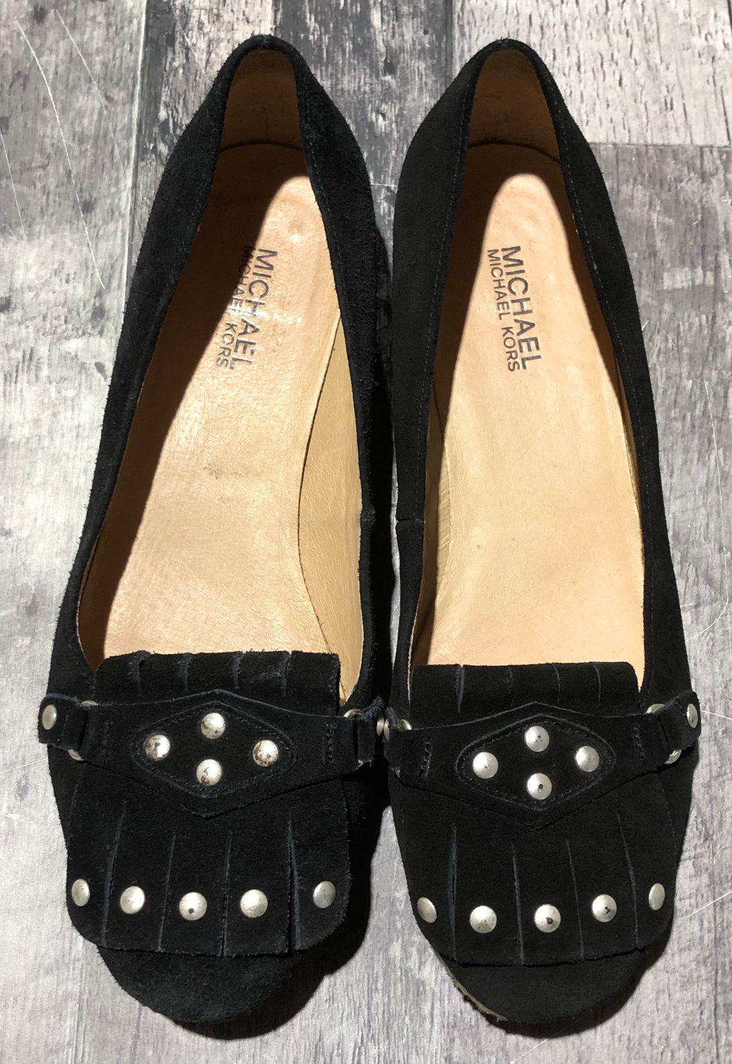Michael black flats - Hers size 6.5