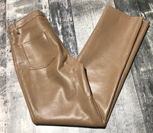 Load image into Gallery viewer, Wilfred light brown high rise fake leather pants - Hers size 4
