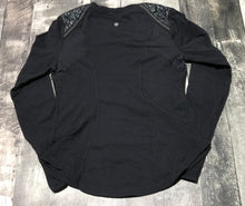 Load image into Gallery viewer, lululemon black long sleeve shirt - Hers size approx M

