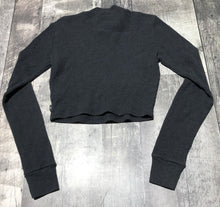 Load image into Gallery viewer, TNA black long sleeve crop top - Hers size XS

