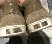 Load image into Gallery viewer, Jimmy Choo brown/cream sneaker - Hers size 37
