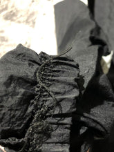 Load image into Gallery viewer, Oak + Fort black/white oversized light windbreaker - Her size S
