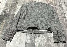 Load image into Gallery viewer, Banana Republic black/white tweed light jacket - Hers size 6

