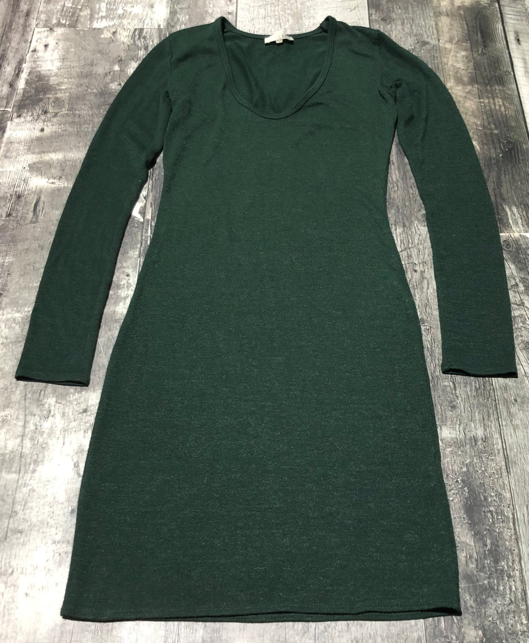 Wilfred Free dark green long sleeve dress - Hers size XXS