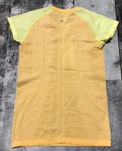 Load image into Gallery viewer, lululemon orange/yellow athletic tshirt - Hers size 6

