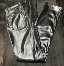 Load image into Gallery viewer, GAP silver high rise straight leg pants - Hers size 4T
